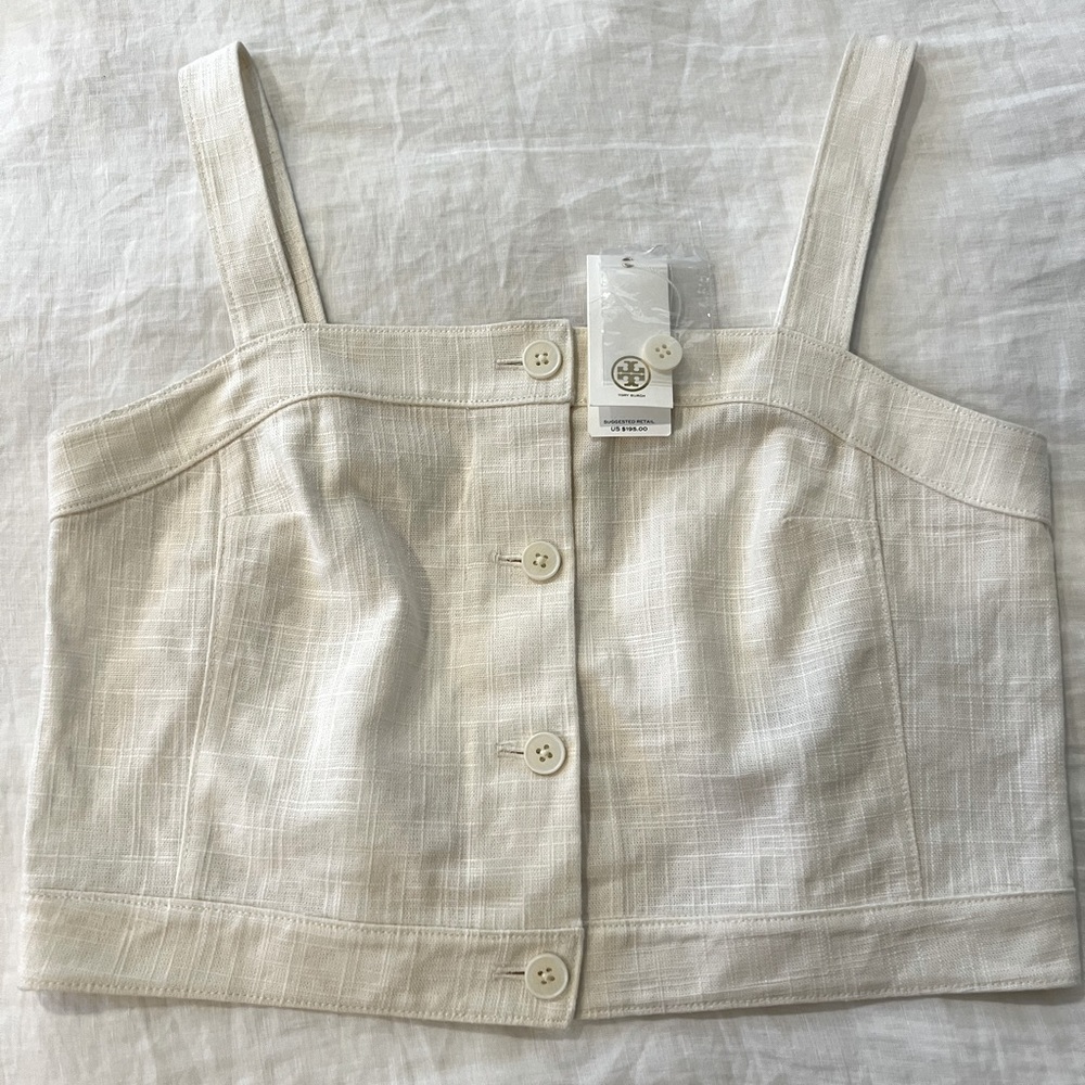Tory Burch Edna Crop Top
